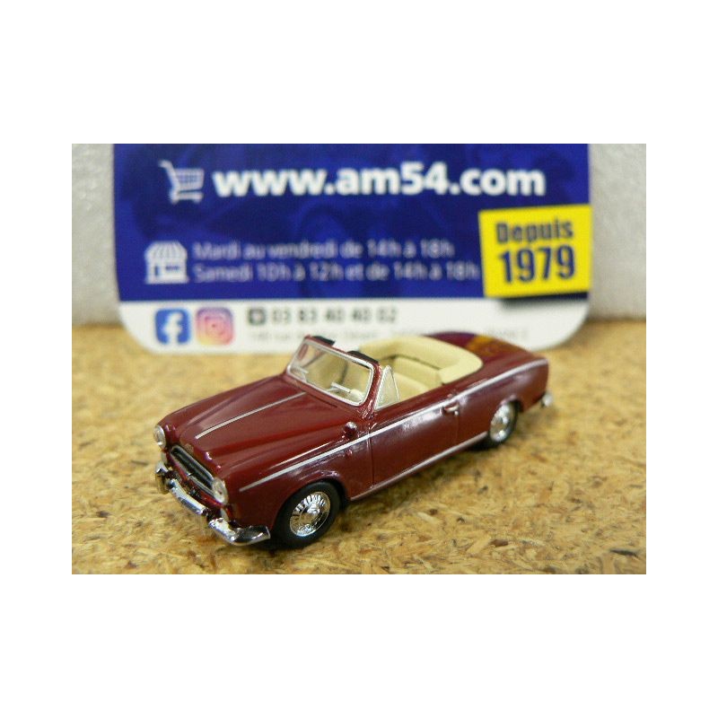 Peugeot 403 Cabriolet Red 1957 474343 Norev 1/87