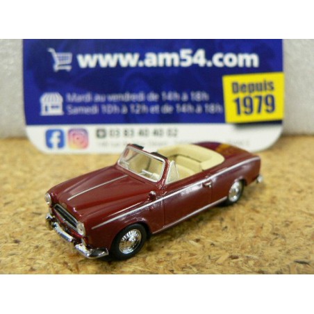 Peugeot 403 Cabriolet Red 1957 474343 Norev 1/87