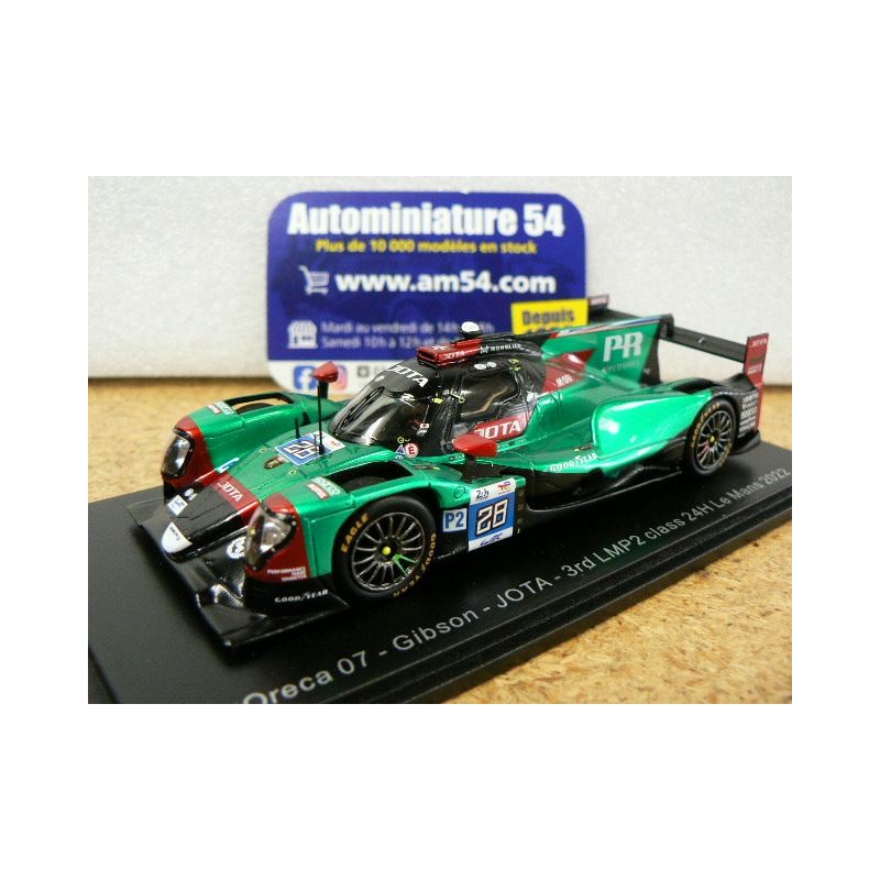 2022 Oreca 07 Gibson JOTA n°28 Rasmussen - Jones - Aberdein 3rd LMP2 Le Mans S8626 Spark Model