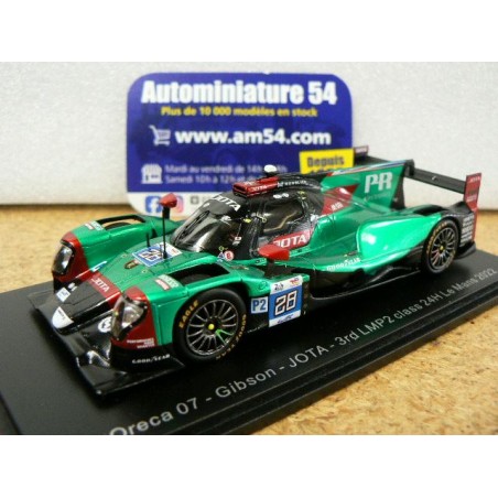 2022 Oreca 07 Gibson JOTA n°28 Rasmussen - Jones - Aberdein 3rd LMP2 Le Mans S8626 Spark Model