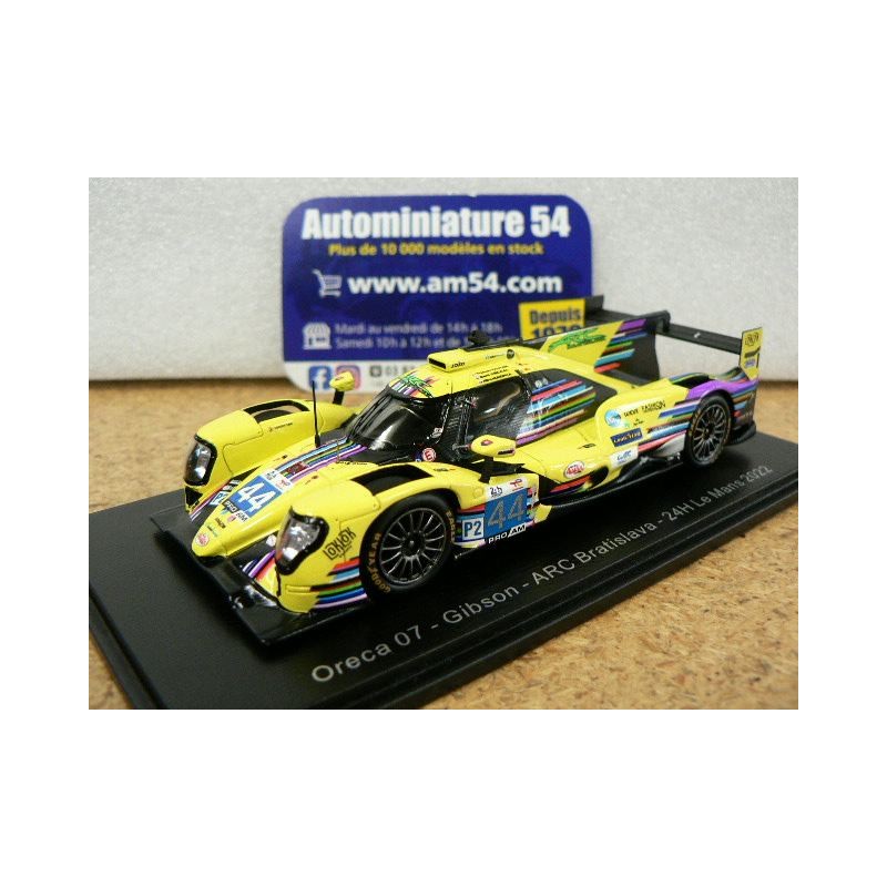 2022 Oreca 07 Gibson ARC Bratislava n°44 Konopka - Viscaal - Vautier Le Mans S8637 Spark Model