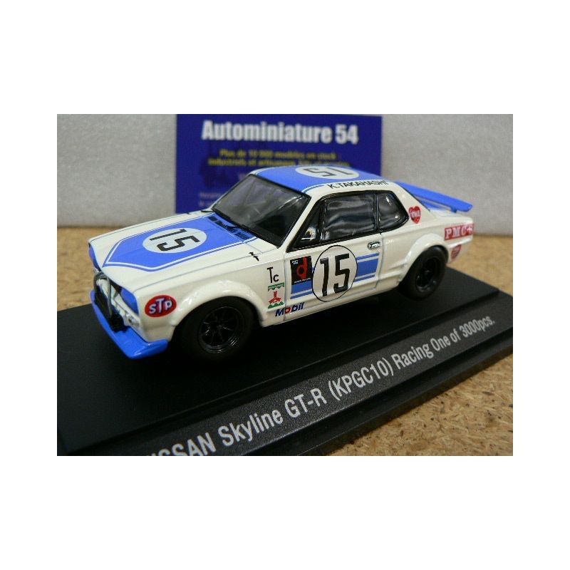 1972 Nissan Skyline GTR KPGC 10 Takahashi n°15 43240 Ebbro