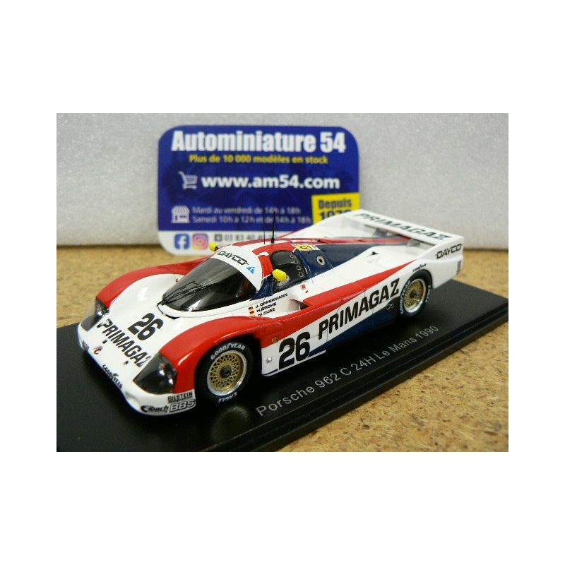 1990 Porsche 962C n°26 Duez - Grohs - Oppermann Le Mans S9884 Spark Model