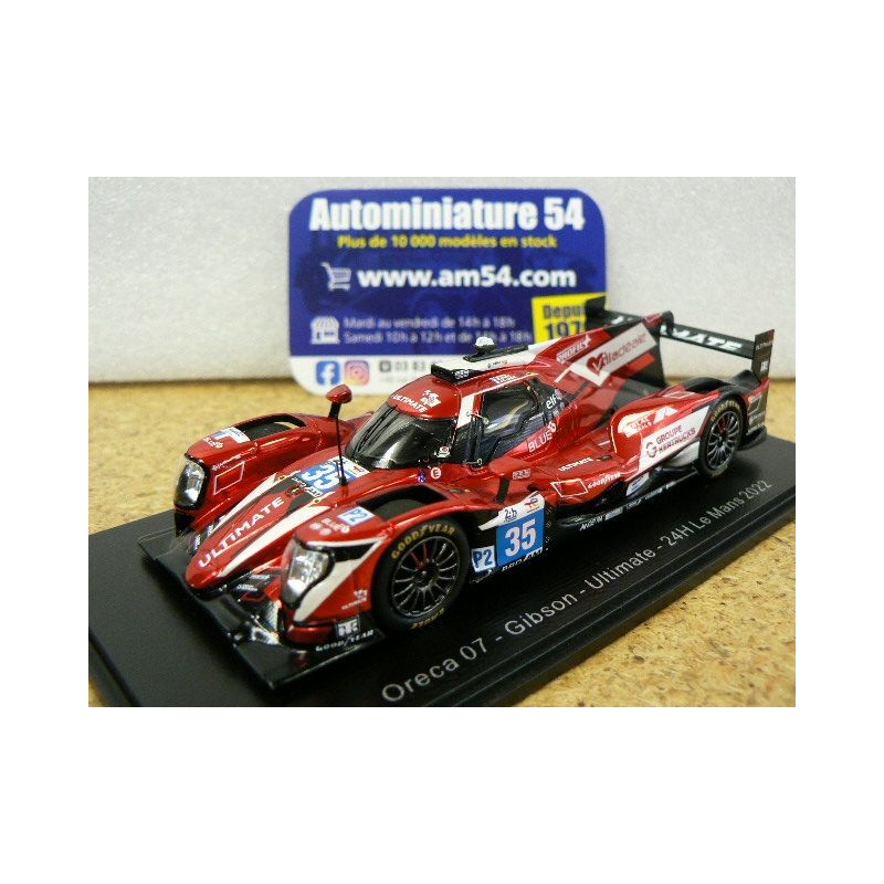 2022 Oreca 07 Gibson Ultimate n°35 Lahaye - Lahaye - Heriau Le Mans S8631 Spark Model