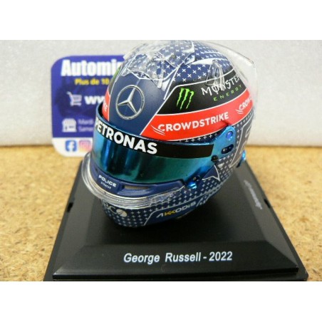 2022 Casque George Russell Japanese GP Mercedes AMG 1/5 5HF084 Spark Model