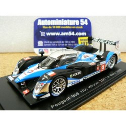 2009 Peugeot 908 HDi n°9 Brabham - Gene - Wurz 1st Winner Le Mans 43LM09 Spark Model