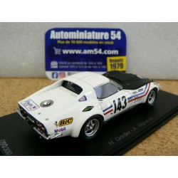 1969 Chevrolet Corvette n°143 Greder - Vigneron 2nd Tour de France SF284 Spark Model