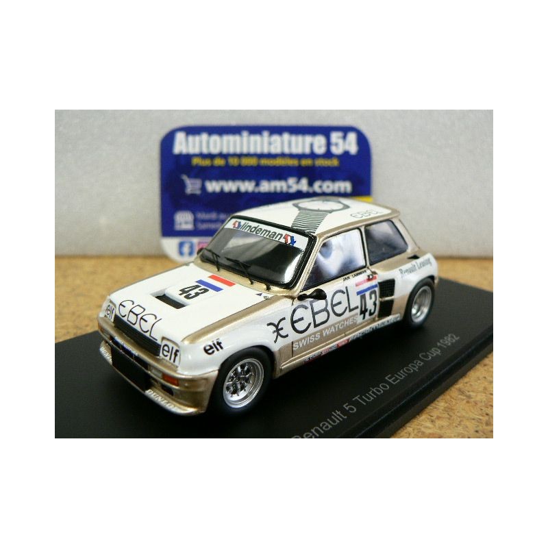 1982 Renault 5 Turbo Ebel n°43 Jan Lammers Europa Cup S6023 Spark Model