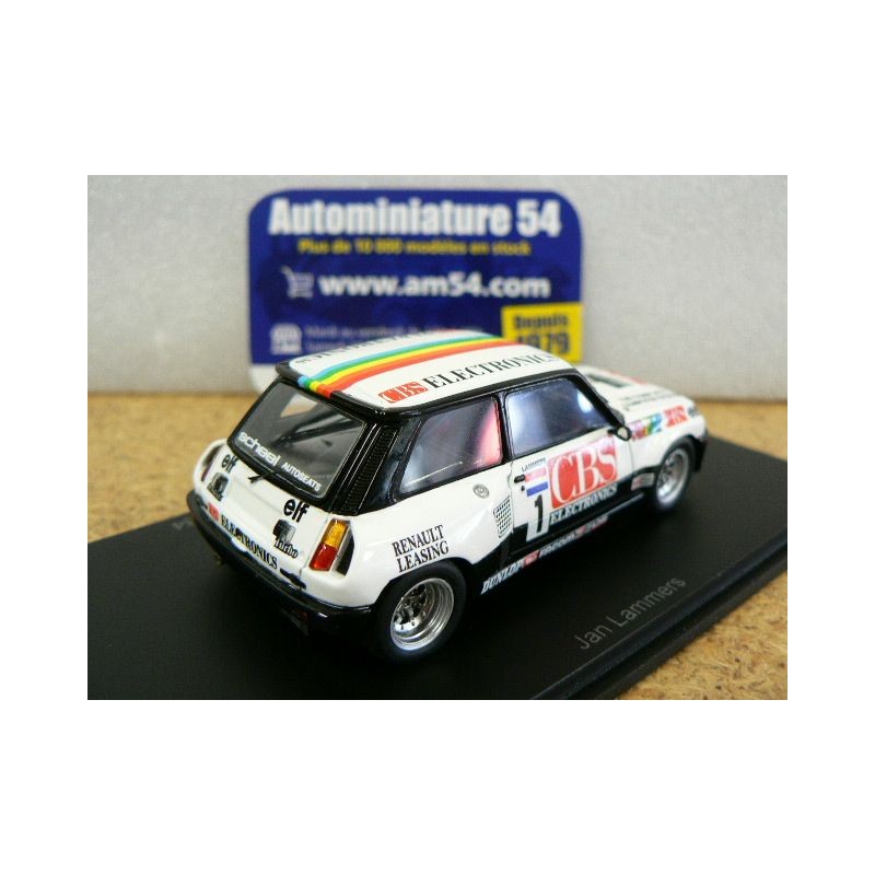 Spark S6023 Renault 5 Turbo N°43 - Jan Lammers - Europa Cup 1982 - 1/43