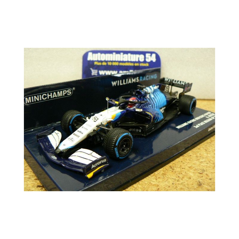 2021 Williams Mercedes FW43B n°63 George Russell 2nd Belgian GP 417211363 Minichamps