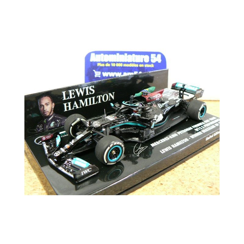 2021 Mercedes AMG Petronas W12 E n°44 Lewis Hamilton 1st Winner Brazilian GP 410212044 Minichamps