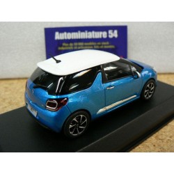 Citroen DS3 2016 Belle Ile Blue & white 1552561 Norev