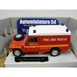 Land Rover Serie3 109 Pompiers Fire and Rescue 553940 Cararama Oliex
