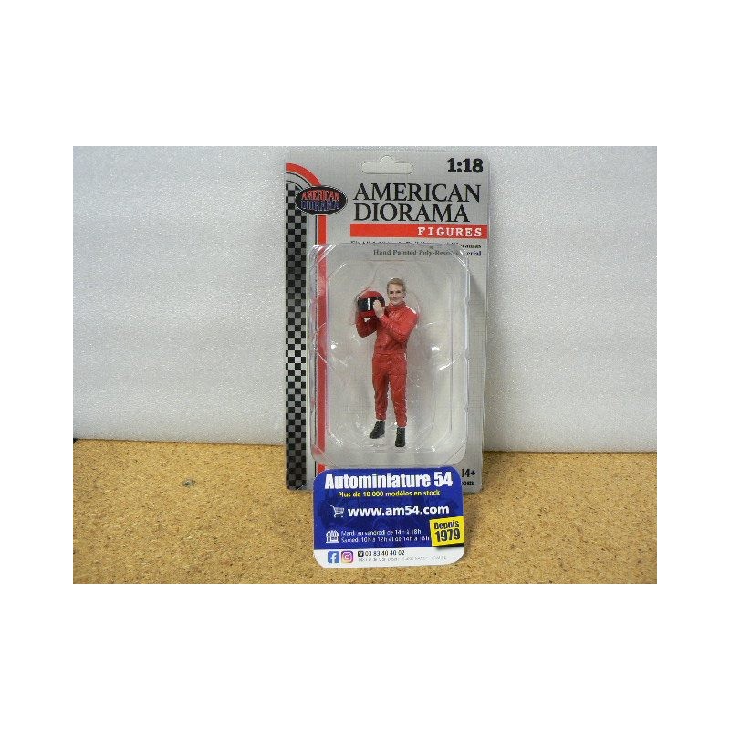 Racing Legend Pilot 70s ( Figurine ) AD76352 American Diorama