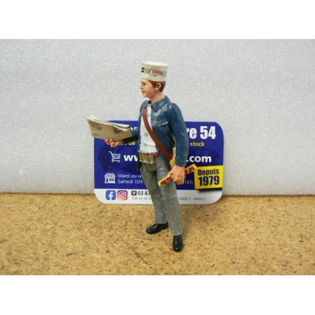 Joseph  (figurine) Vendeur Journaux "Le Maine" 1966 FLM118043 Le Mans Miniatures