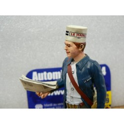 Joseph  (figurine) Vendeur Journaux "Le Maine" 1966 FLM118043 Le Mans Miniatures