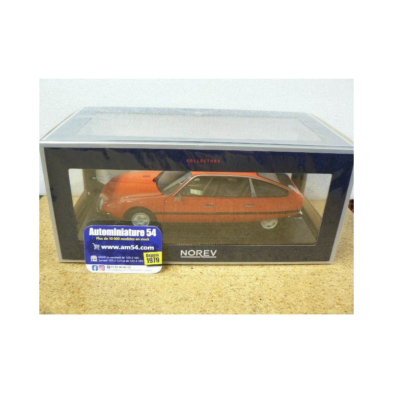 Modèle Réduit CITROËN CX 2400 GTi 1977 Mandarine - 1:87 NOREV - Neuf