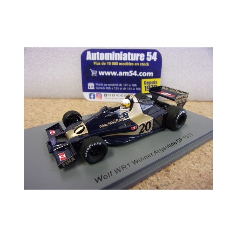 1977 Wolf WR1 n°20 Jody Scheckter Argentina GP S9997 Spark Model