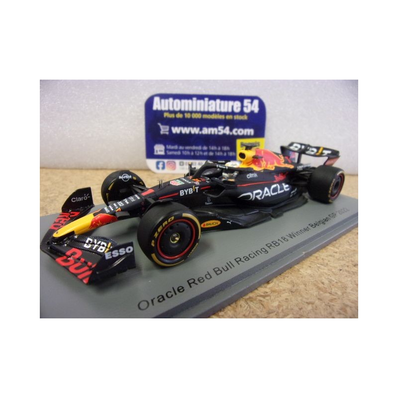 2022 Red Bull Honda RB18 n°1 Max Verstappen 1st Winner Belgian GP S8547 Spark Model