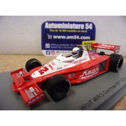 1978 Wolf WR3 n°32 Keke Rosberg German GP S9999 Spark Model