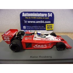 1978 Wolf WR3 n°32 Keke Rosberg German GP S9999 Spark Model