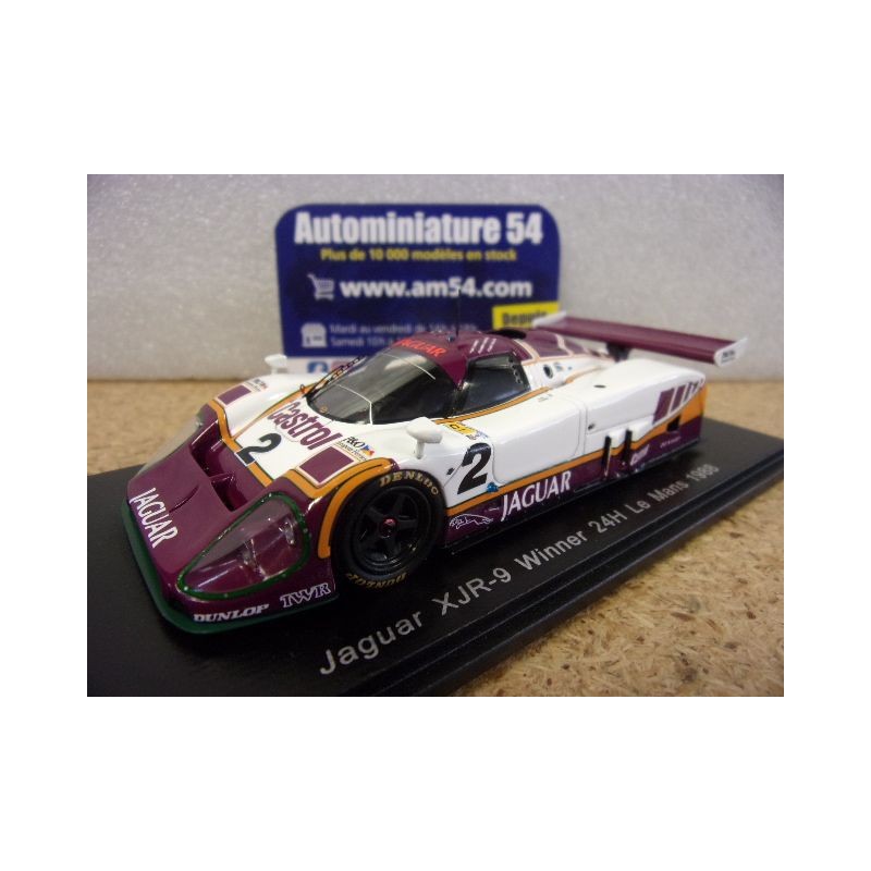 1988 Jaguar XJR9 n°2 Lammers - Wallace - Dumfries 1st Winner Le Mans 43LM88 Spark Model