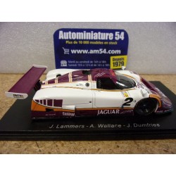 1988 Jaguar XJR9 n°2 Lammers - Wallace - Dumfries 1st Winner Le Mans 43LM88 Spark Model