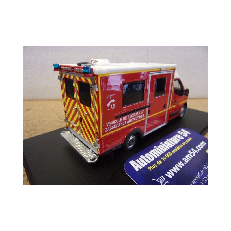 Renault Master 2019 Des Pompiers SDIS 17, Miniature ALERTE 0142, échelle 1/43, Neuve