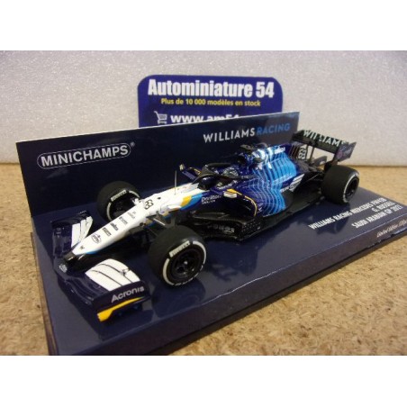 2021 Williams Mercedes FW43B n°63 George Russell "Hommage Franck Williams" Saudi Arabian GP 417212263 Minichamps