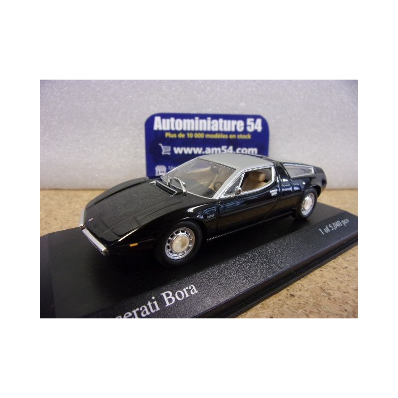 Maserati Bora 1972 Black 400123400 Minichamps