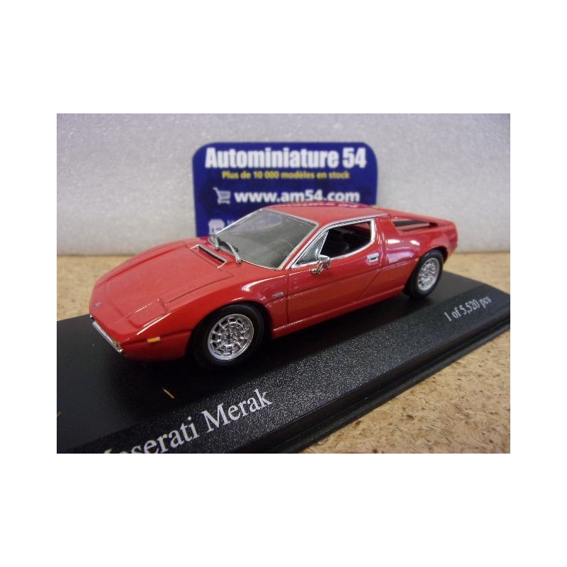 Maserati Merak red 1974 400123420 Minichamps