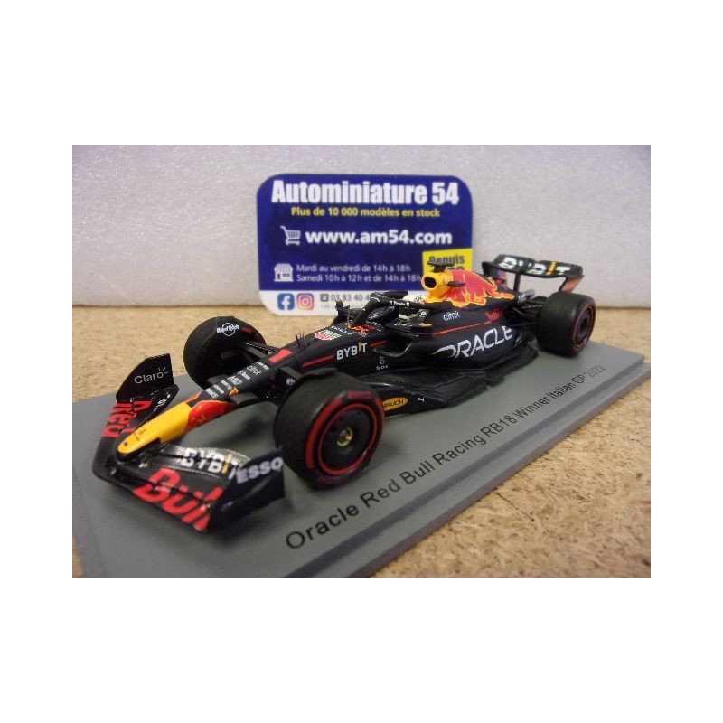 2022 Red Bull Honda RB18 n°1 Max Verstappen 1st Winner Italian GP S8550 Spark Model