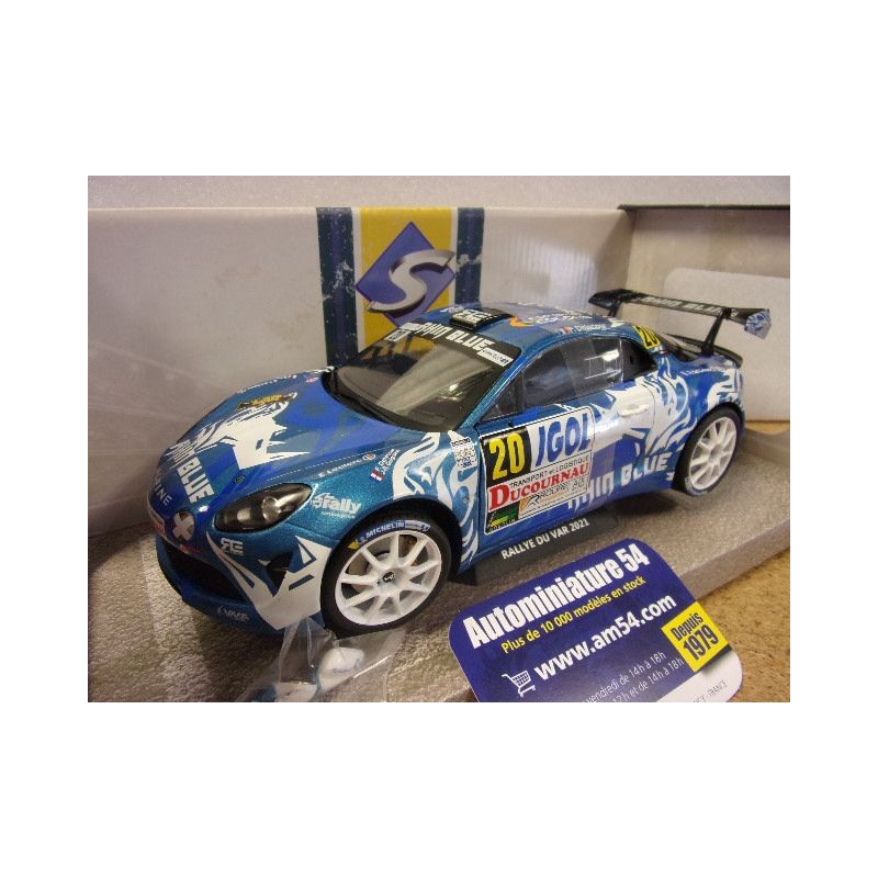 2021 Alpine Renault A110 RGT n°20 Delecour F - Guigonnet Rallye du Var 1801623 Solido