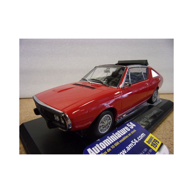 Renault 17 Gordini Découvrable 1975 red 185371 Norev