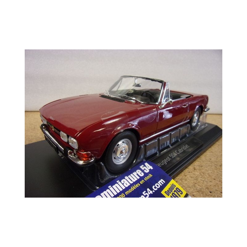 Peugeot 504 Cabrio Rouge Andalou 1969 184818 Norev