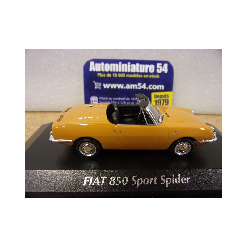 MINICHAMPS 940121230 Fiat - 850 Sport Spider 1968 - Jaune - 1/43