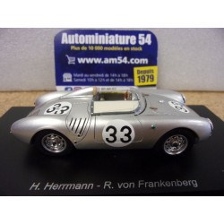 1957 Porsche 550A n°33 Herrmann - Von Frankenberg Le Mans S9723 Spark Model