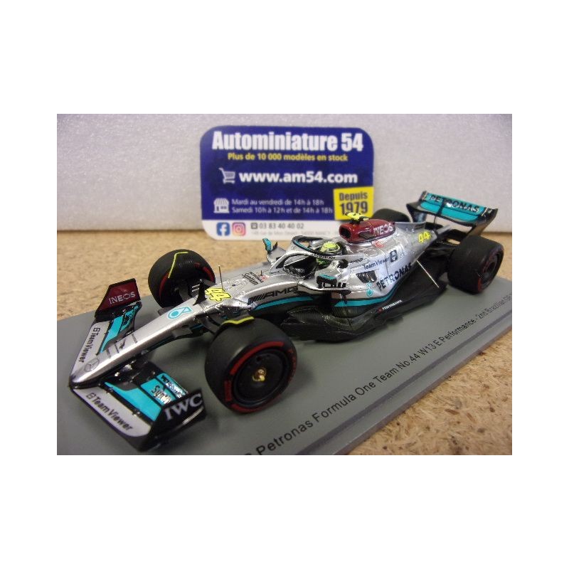 2022 Mercedes AMG Petronas F1 W13 n°44 Lewis Hamilton 2nd Brazilian GP S8556 Spark Model