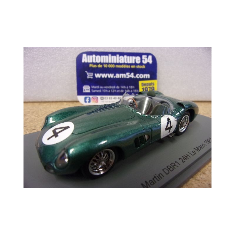 1961 Aston Martin DBR1 n°4 Salvadori - Maggs Le Mans S2445 Spark Models