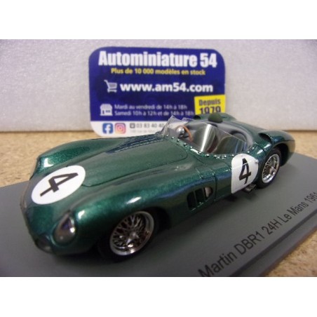 1961 Aston Martin DBR1 n°4 Salvadori - Maggs Le Mans S2445 Spark Models