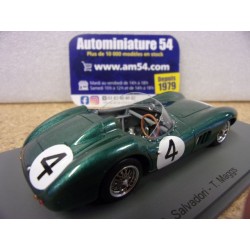 1961 Aston Martin DBR1 n°4 Salvadori - Maggs Le Mans S2445 Spark Models