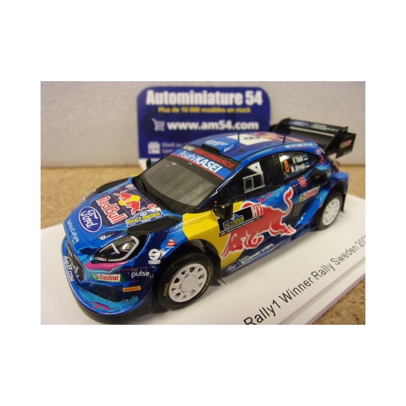 2023 Ford Puma Rally 1 WRC n°8 Tanak - Jarveoja 1st Winner Sweden 2022 S6729 Spark Model