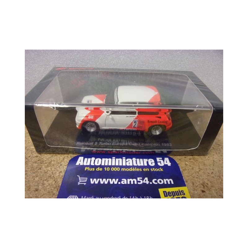 Modèle réduit Renault 5 Turbo N°25 Europa Cup 1982 Michel Gabriel 1/43