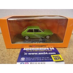 Audi 50 Green Metallic 1975 940010400 MaXichamps