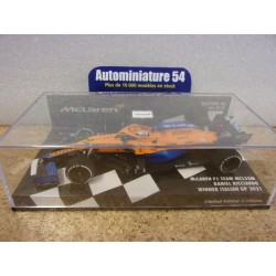 2021 McLaren MCL35M Daniel Ricciardo n°3 1st Winner Italy GP 537215803  Minichamps