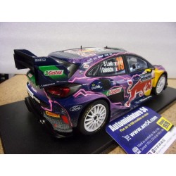 2022 Ford Puma Rally1 n°19 Loeb - Galmiche 1st Winner Monte Carlo 18RMC110 Ixo Models