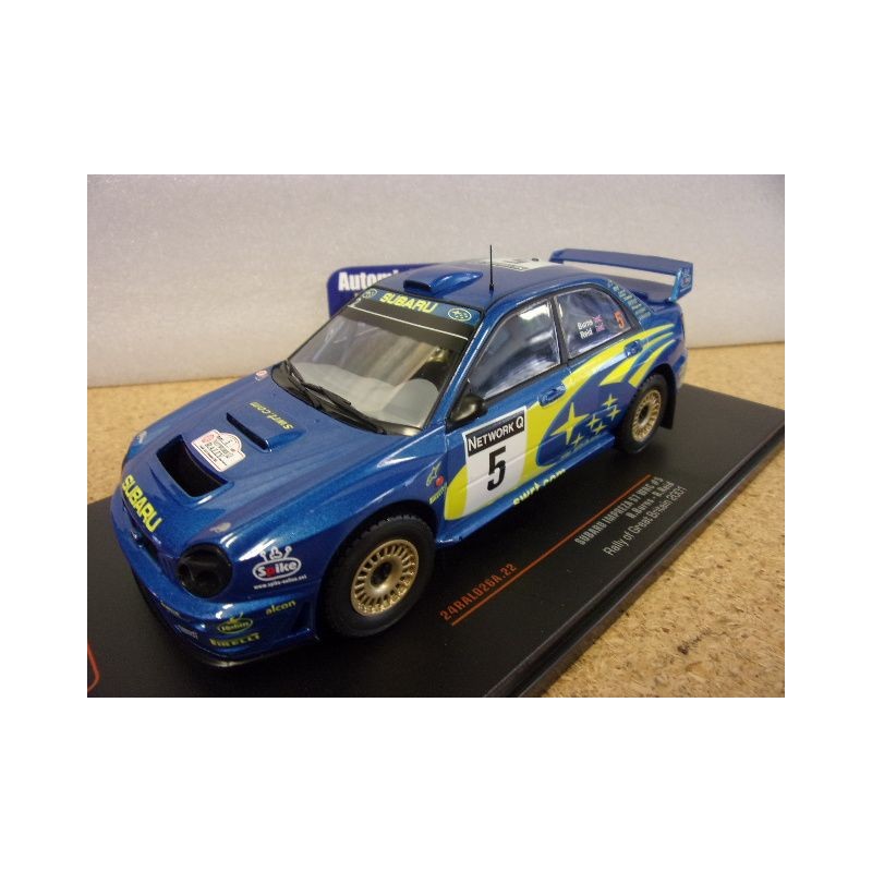 2001 Subaru Impreza S7 WRC n°5 Burns - Reid Great Britain 24RAL026A Ixo Model