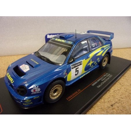 2001 Subaru Impreza S7 WRC n°5 Burns - Reid Great Britain 24RAL026A Ixo Model