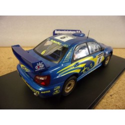 2001 Subaru Impreza S7 WRC n°6 Solberg - Mills Great Britain 24RAL026B Ixo Model