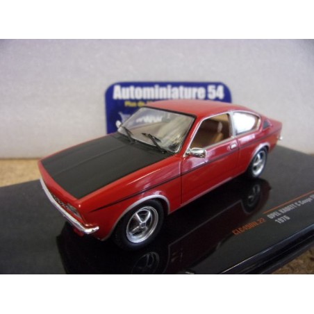 Opel Kadett C Coupé  SR Red - Black 1976 CLC490 Ixo Models